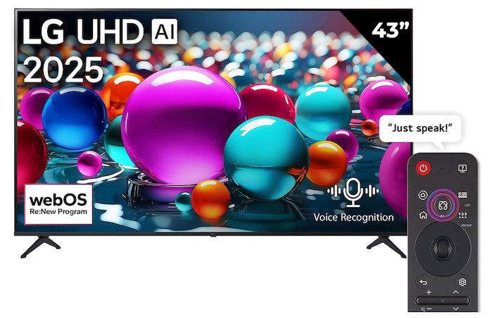 Lg 43 " Uhd Ai Hdr10 Web Os25 Smart Tv