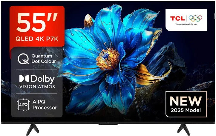 Tcl P7 K Uk 55 Inch Qled Direct Led 4 K Hdr Smart Google Tv