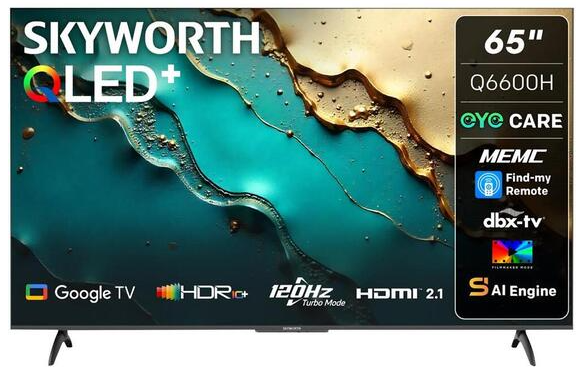 Skyworth 65 " Q6600 H Qled Uhd Google Tv