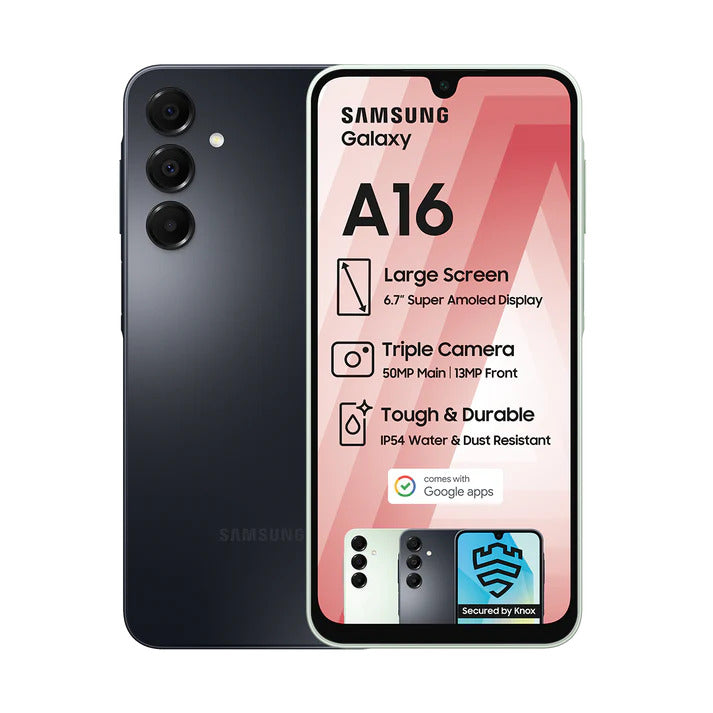 Samsung Galaxy A16 Lte 4 Gb 128 Gb Dual Sim Smartphone Black